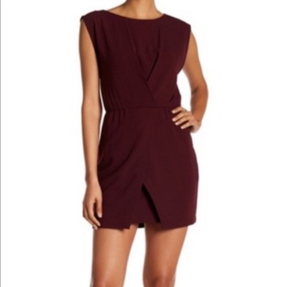 NWT halston heritage cap sleeve crepe dress!
